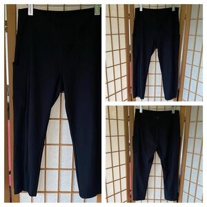 Cali Active Black Athletic Activewear Leggings SZ M